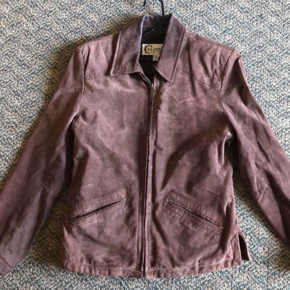 Vintage Brown Leather Jacket size M